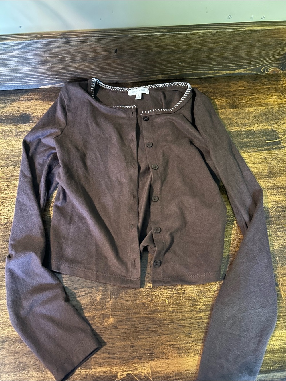 Cropped cardigan